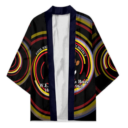 W.E.B. Du Bois Civil Rights Architect Kimono Niagara Movement - NAACP Tribute Design - African Pride
