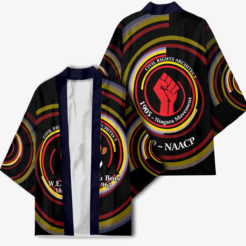 W.E.B. Du Bois Civil Rights Architect Kimono Niagara Movement - NAACP Tribute Design - African Pride