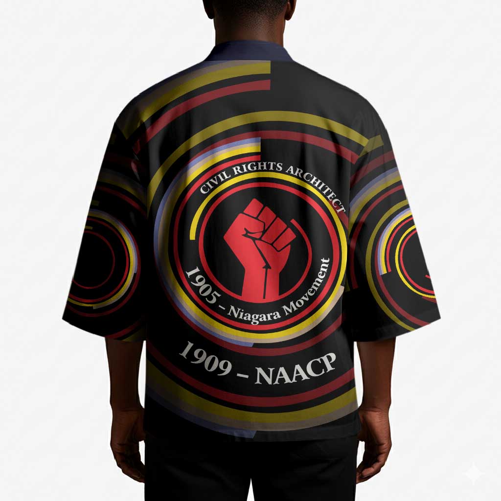 W.E.B. Du Bois Civil Rights Architect Kimono Niagara Movement - NAACP Tribute Design - African Pride