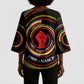 W.E.B. Du Bois Civil Rights Architect Kimono Sleeve Blouse Niagara Movement - NAACP Tribute Design - African Pride