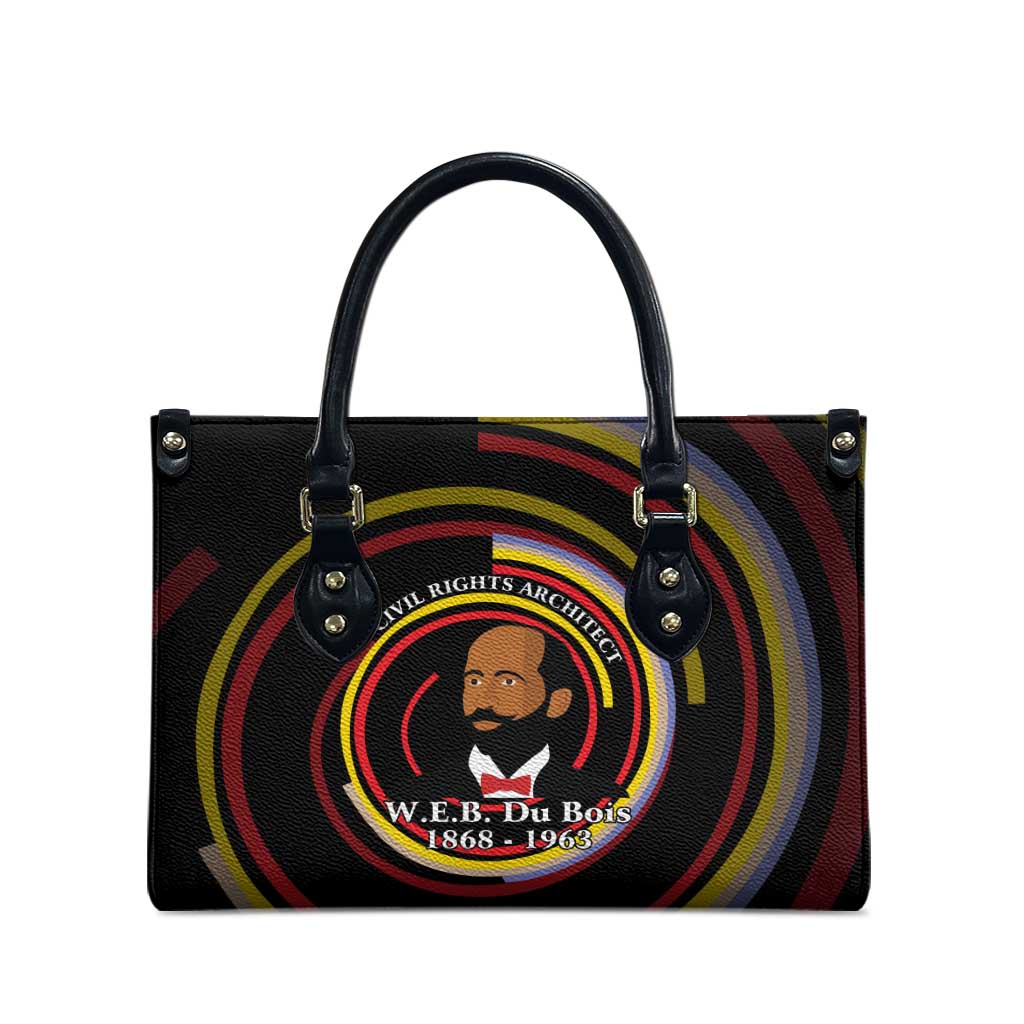 W.E.B. Du Bois Civil Rights Architect Leather Bag Niagara Movement - NAACP Tribute Design - African Pride