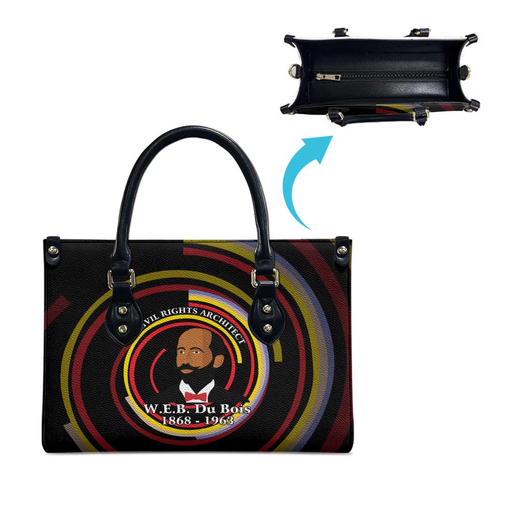 W.E.B. Du Bois Civil Rights Architect Leather Bag Niagara Movement - NAACP Tribute Design - African Pride