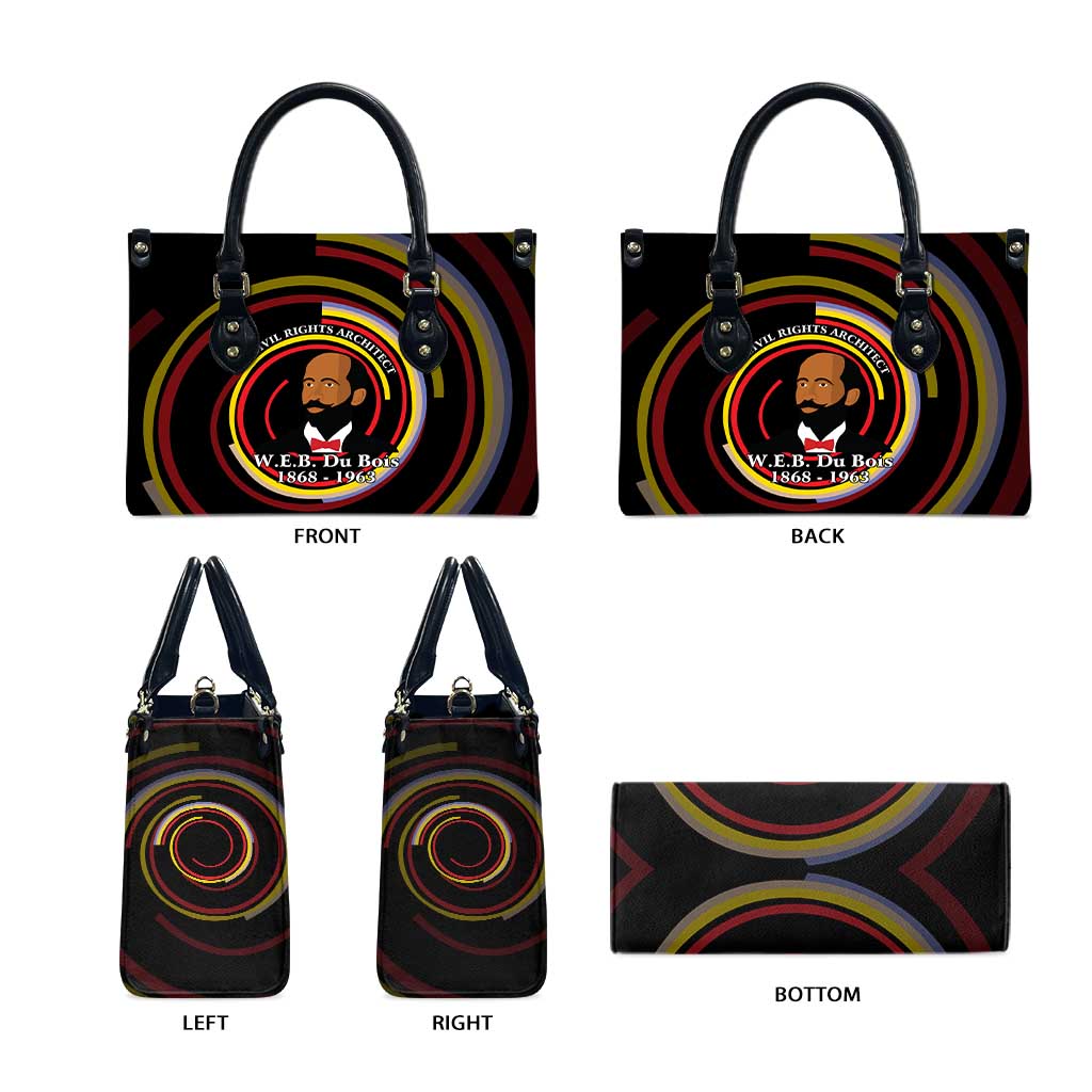 W.E.B. Du Bois Civil Rights Architect Leather Bag Niagara Movement - NAACP Tribute Design - African Pride