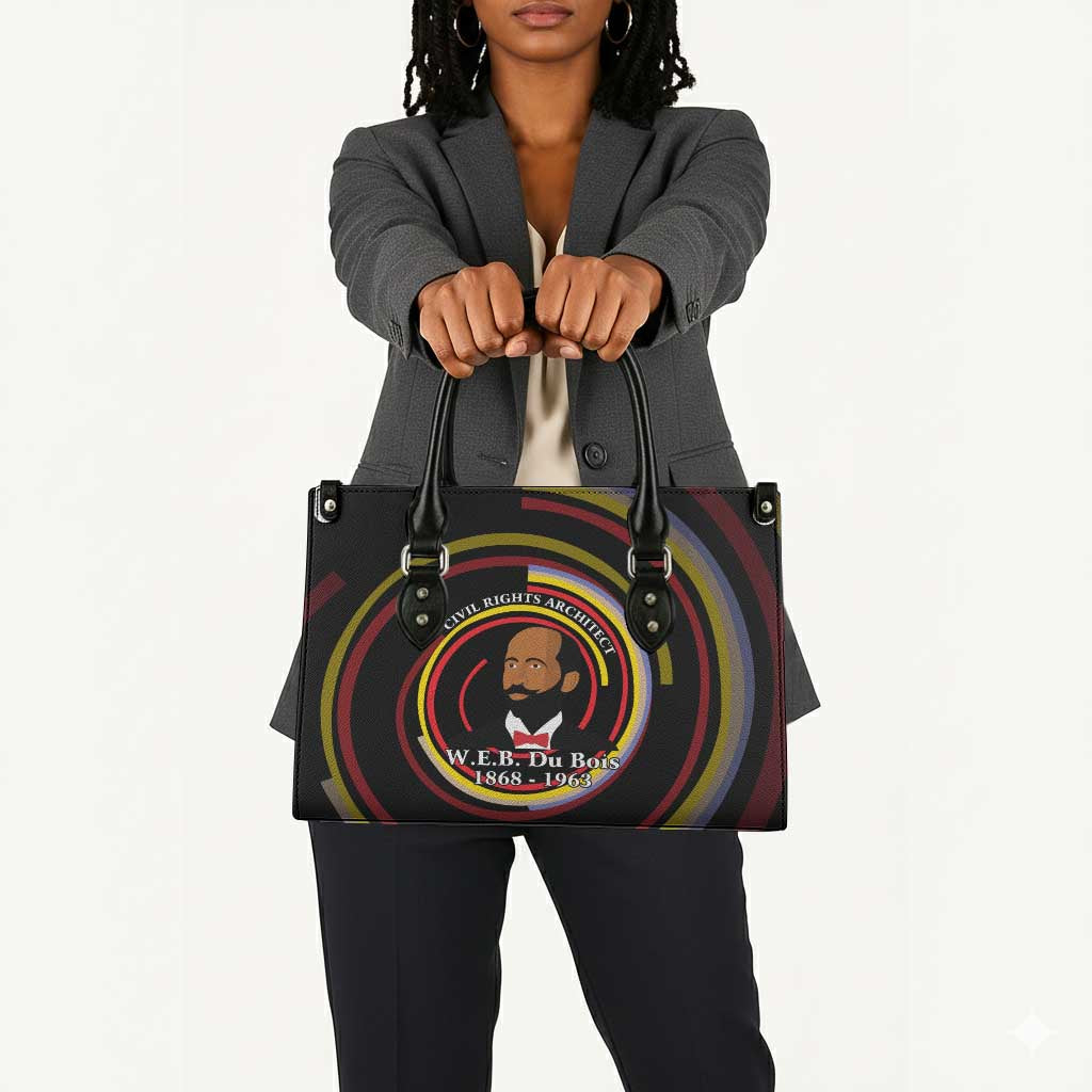 W.E.B. Du Bois Civil Rights Architect Leather Bag Niagara Movement - NAACP Tribute Design - African Pride
