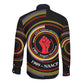 W.E.B. Du Bois Civil Rights Architect Long Sleeve Button Shirt Niagara Movement - NAACP Tribute Design - African Pride