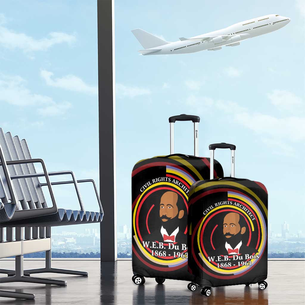 W.E.B. Du Bois Civil Rights Architect Luggage Cover Niagara Movement - NAACP Tribute Design - African Pride