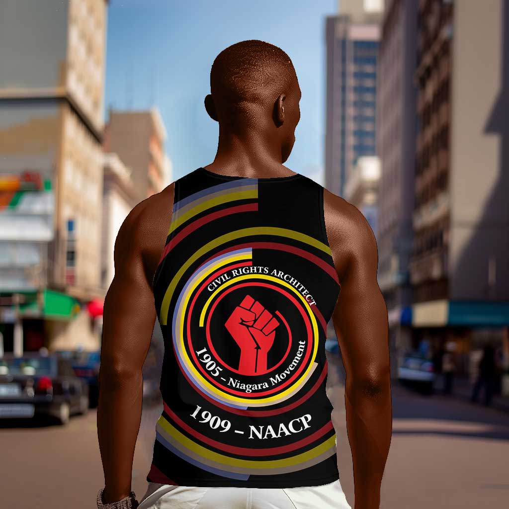 W.E.B. Du Bois Civil Rights Architect Men Tank Top Niagara Movement - NAACP Tribute Design - African Pride