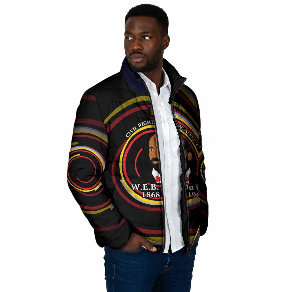 W.E.B. Du Bois Civil Rights Architect Padded Jacket Niagara Movement - NAACP Tribute Design - African Pride