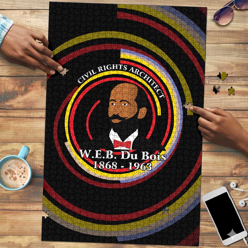 W.E.B. Du Bois Civil Rights Architect Puzzle Niagara Movement - NAACP Tribute Design - African Pride