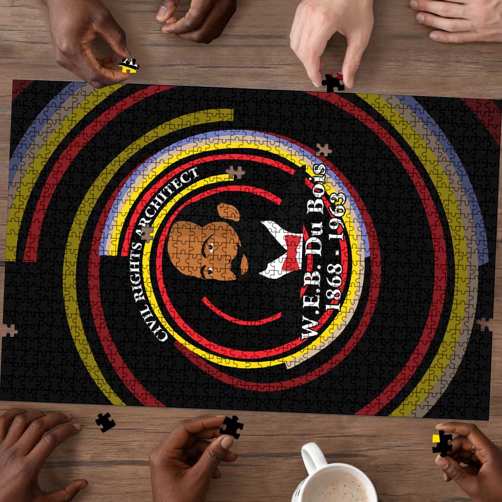 W.E.B. Du Bois Civil Rights Architect Puzzle Niagara Movement - NAACP Tribute Design - African Pride