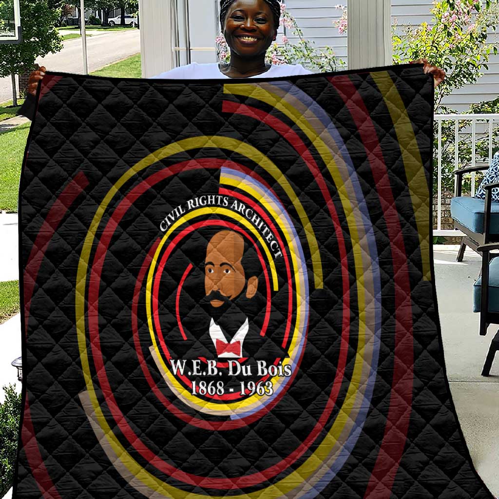 W.E.B. Du Bois Civil Rights Architect Quilt Niagara Movement - NAACP Tribute Design - African Pride