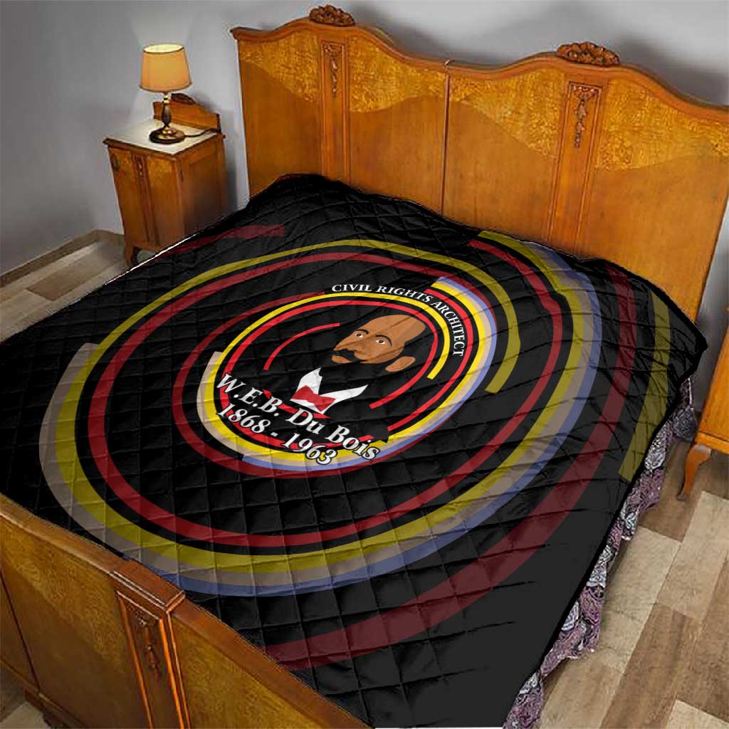 W.E.B. Du Bois Civil Rights Architect Quilt Niagara Movement - NAACP Tribute Design - African Pride