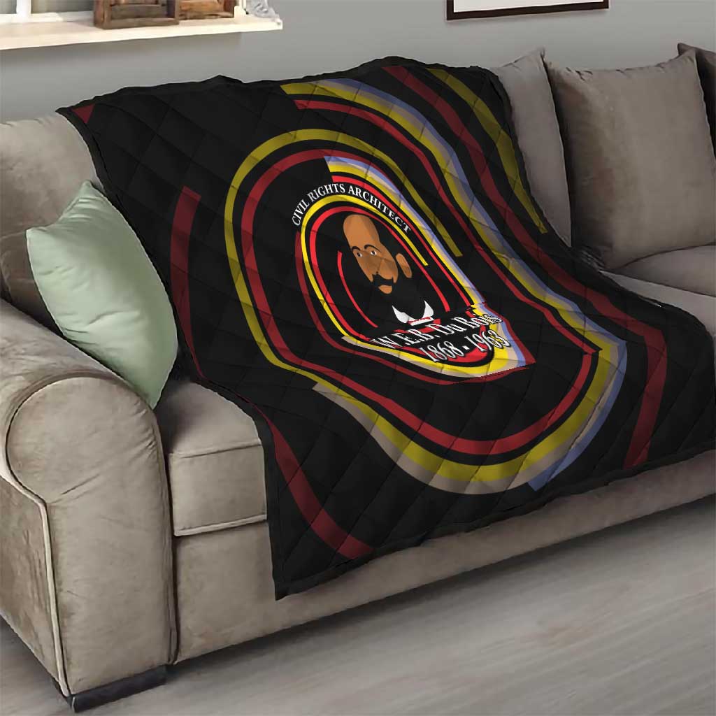 W.E.B. Du Bois Civil Rights Architect Quilt Niagara Movement - NAACP Tribute Design - African Pride