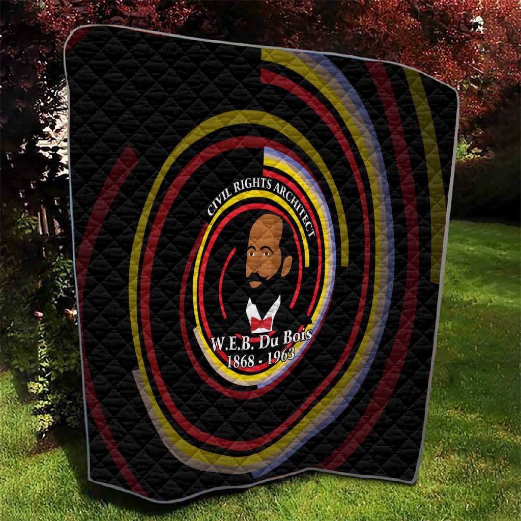 W.E.B. Du Bois Civil Rights Architect Quilt Niagara Movement - NAACP Tribute Design - African Pride