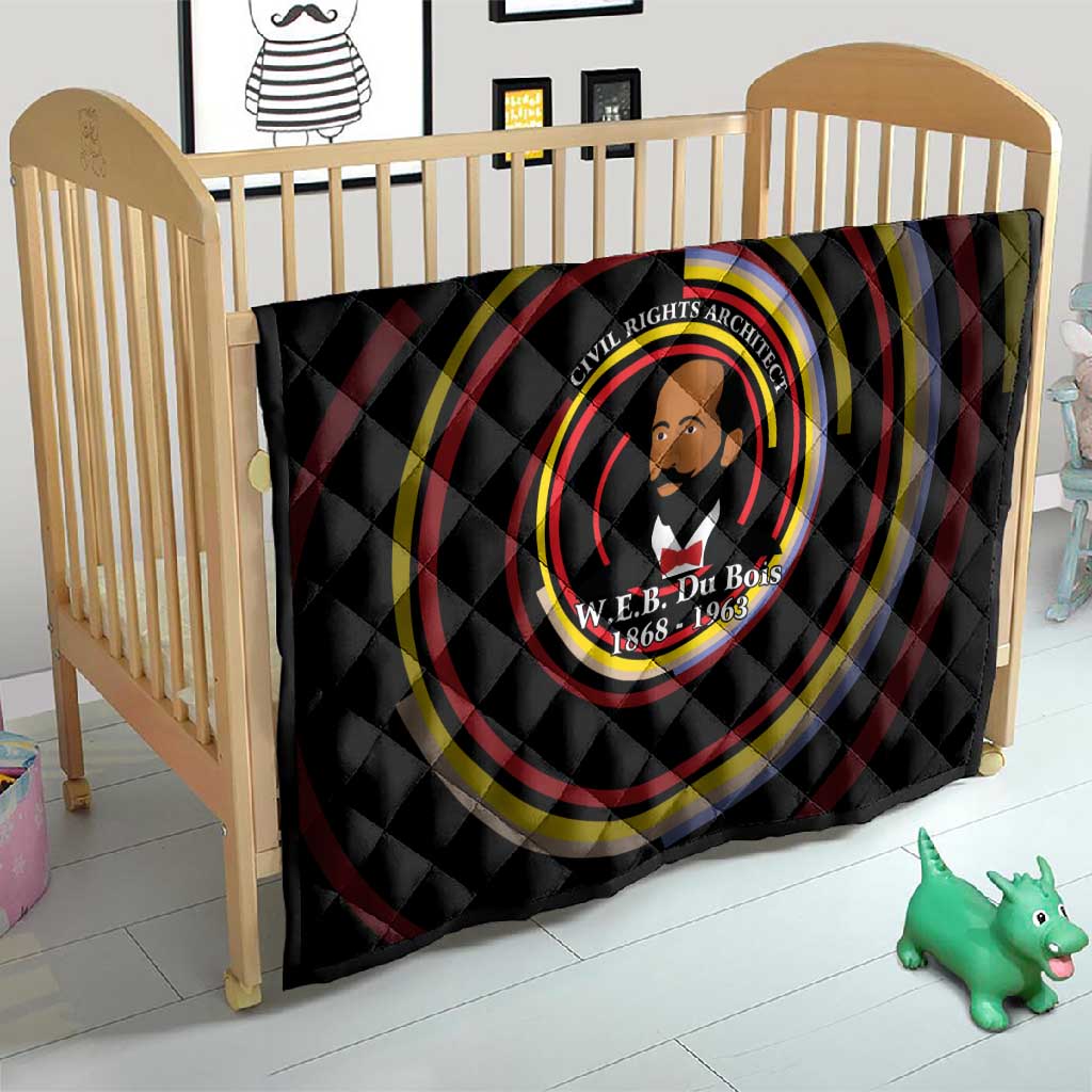 W.E.B. Du Bois Civil Rights Architect Quilt Niagara Movement - NAACP Tribute Design - African Pride