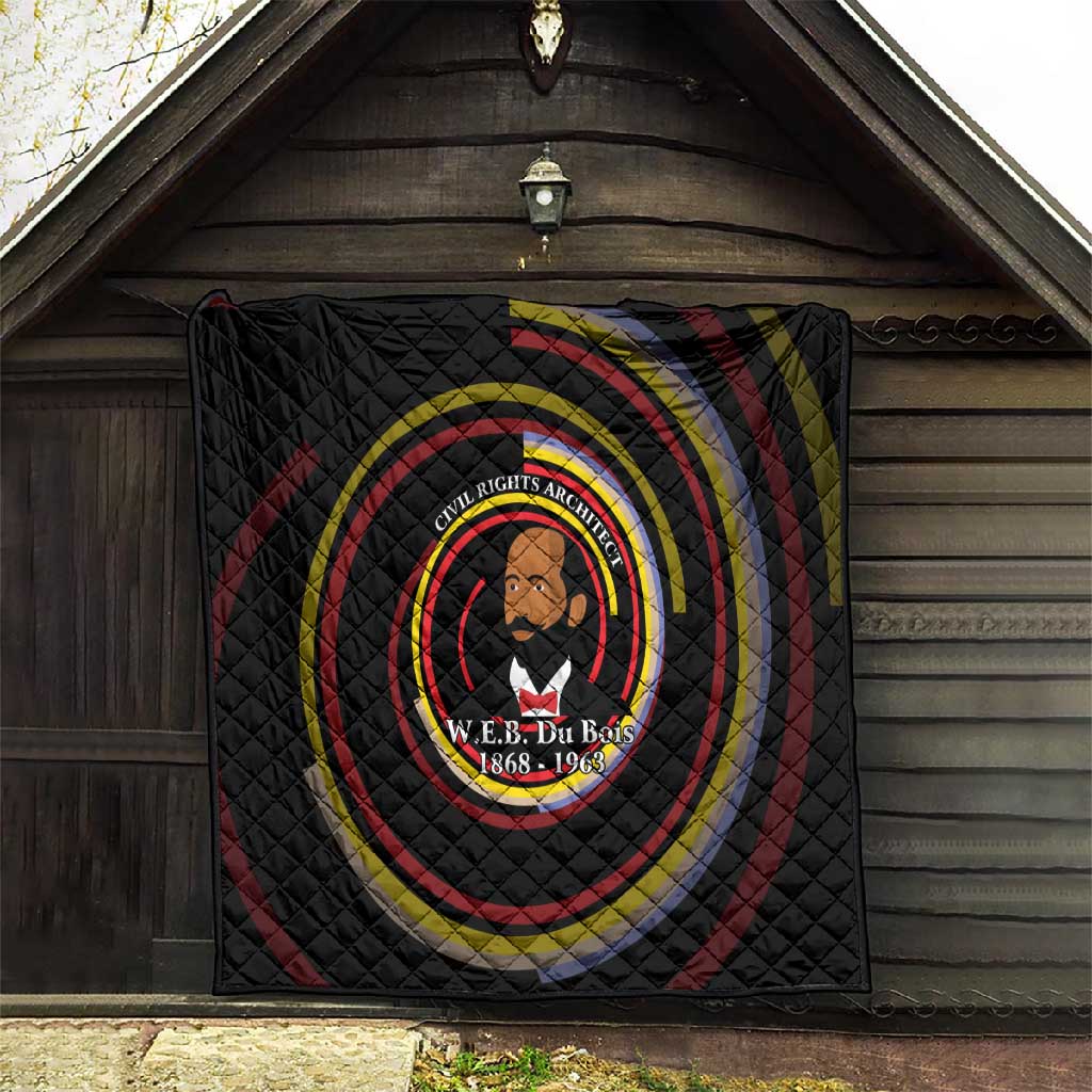 W.E.B. Du Bois Civil Rights Architect Quilt Niagara Movement - NAACP Tribute Design - African Pride