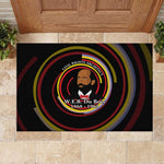 W.E.B. Du Bois Civil Rights Architect Rubber Doormat Niagara Movement - NAACP Tribute Design - African Pride