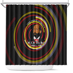 W.E.B. Du Bois Civil Rights Architect Shower Curtain Niagara Movement - NAACP Tribute Design - African Pride