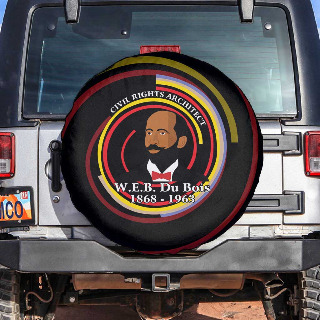 W.E.B. Du Bois Civil Rights Architect Spare Tire Cover Niagara Movement - NAACP Tribute Design - African Pride