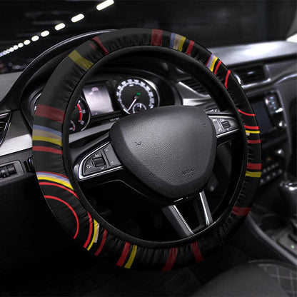 W.E.B. Du Bois Civil Rights Architect Steering Wheel Cover Niagara Movement - NAACP Tribute Design - African Pride