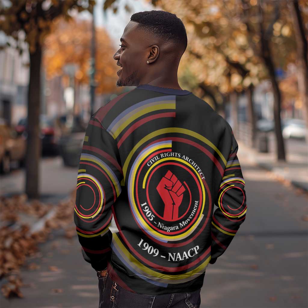 W.E.B. Du Bois Civil Rights Architect Sweatshirt Niagara Movement - NAACP Tribute Design - African Pride