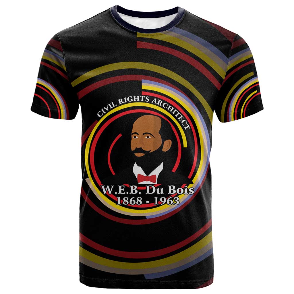 W.E.B. Du Bois Civil Rights Architect T shirt Niagara Movement - NAACP Tribute Design TS04