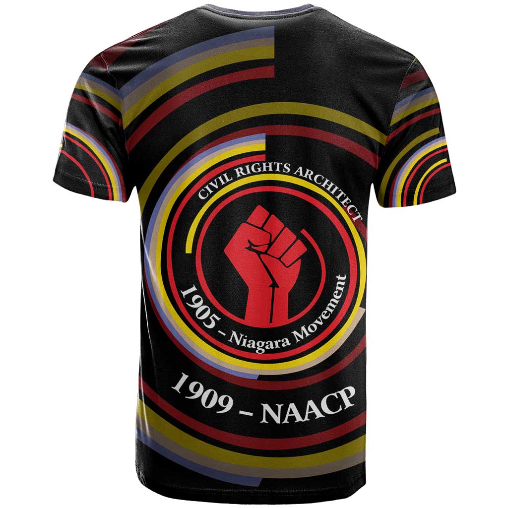 W.E.B. Du Bois Civil Rights Architect T shirt Niagara Movement - NAACP Tribute Design TS04