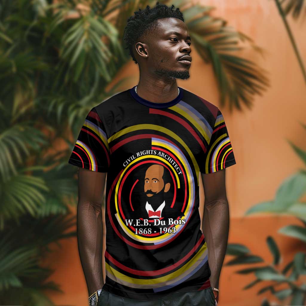 W.E.B. Du Bois Civil Rights Architect T shirt Niagara Movement - NAACP Tribute Design TS04
