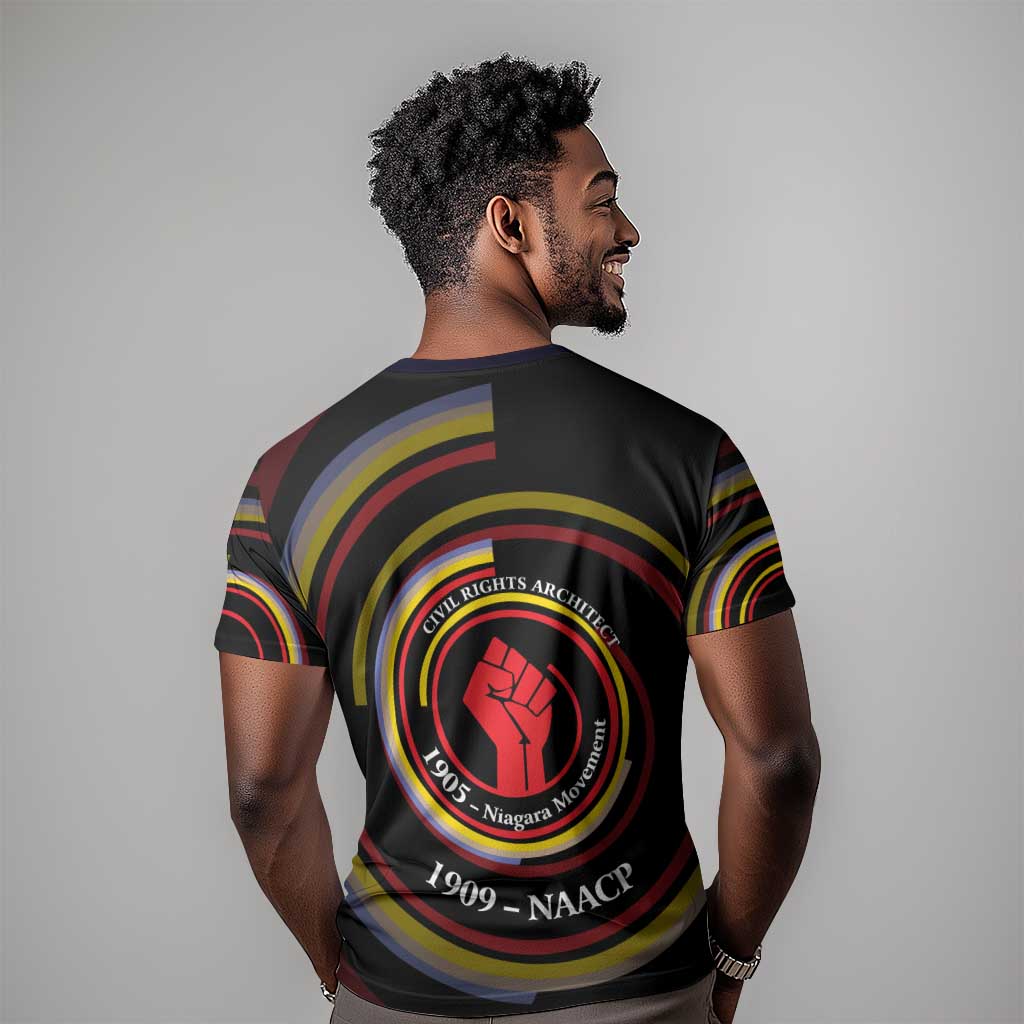 W.E.B. Du Bois Civil Rights Architect T shirt Niagara Movement - NAACP Tribute Design TS04