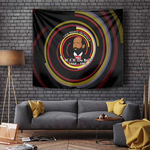 W.E.B. Du Bois Civil Rights Architect Tapestry Niagara Movement - NAACP Tribute Design - African Pride