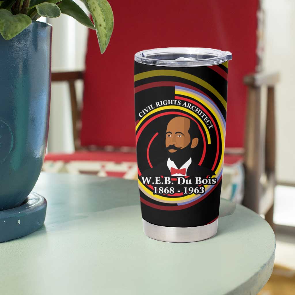 W.E.B. Du Bois Civil Rights Architect Tumbler Cup Niagara Movement - NAACP Tribute Design - African Pride