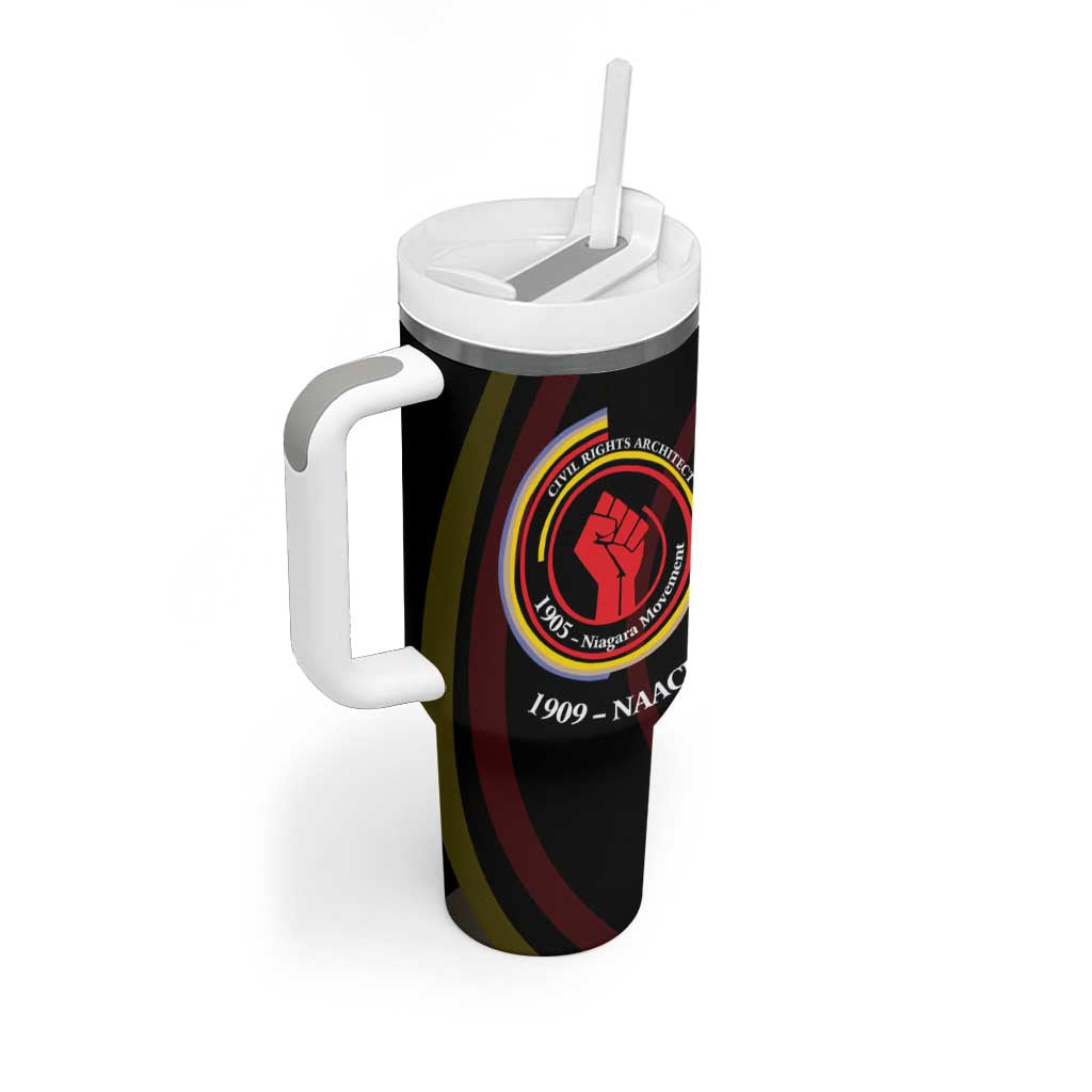 W.E.B. Du Bois Civil Rights Architect Tumbler With Handle Niagara Movement - NAACP Tribute Design - African Pride
