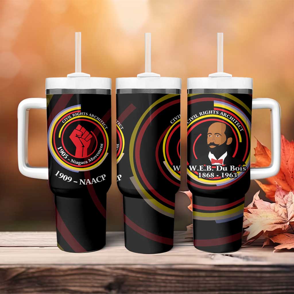 W.E.B. Du Bois Civil Rights Architect Tumbler With Handle Niagara Movement - NAACP Tribute Design - African Pride