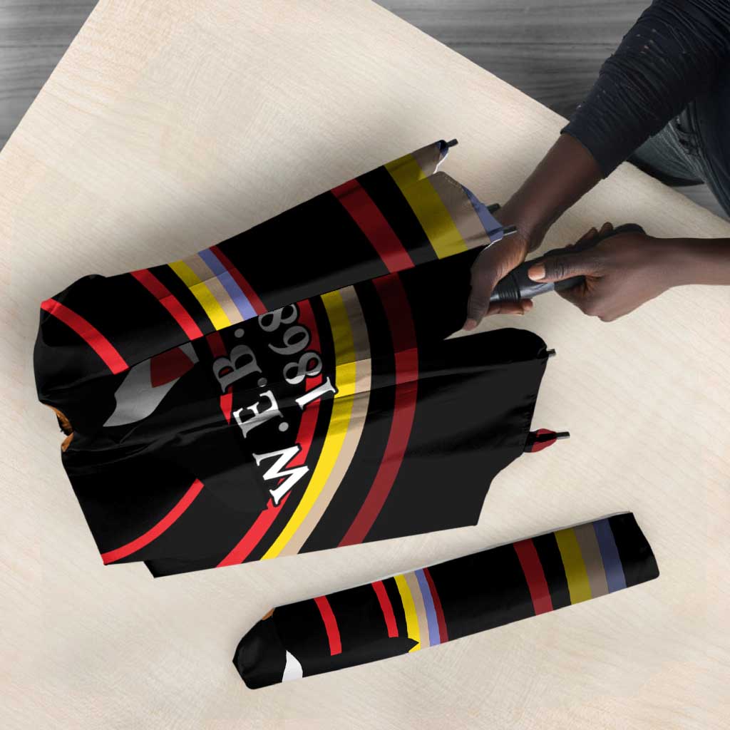 W.E.B. Du Bois Civil Rights Architect Umbrella Niagara Movement - NAACP Tribute Design - African Pride