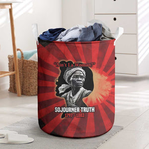 Sojourner Truth Laundry Basket Ain’t I a Woman - Akron 1851 Speech Tribute Design - African Pride