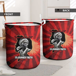 Sojourner Truth Laundry Basket Ain’t I a Woman - Akron 1851 Speech Tribute Design - African Pride