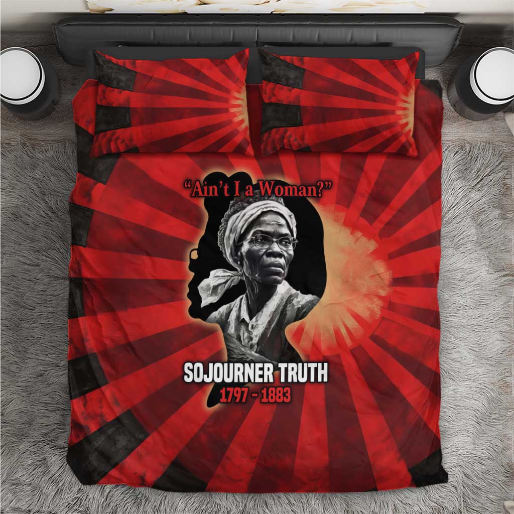 Sojourner Truth Bedding Set Ain’t I a Woman - Akron 1851 Speech Tribute Design - African Pride