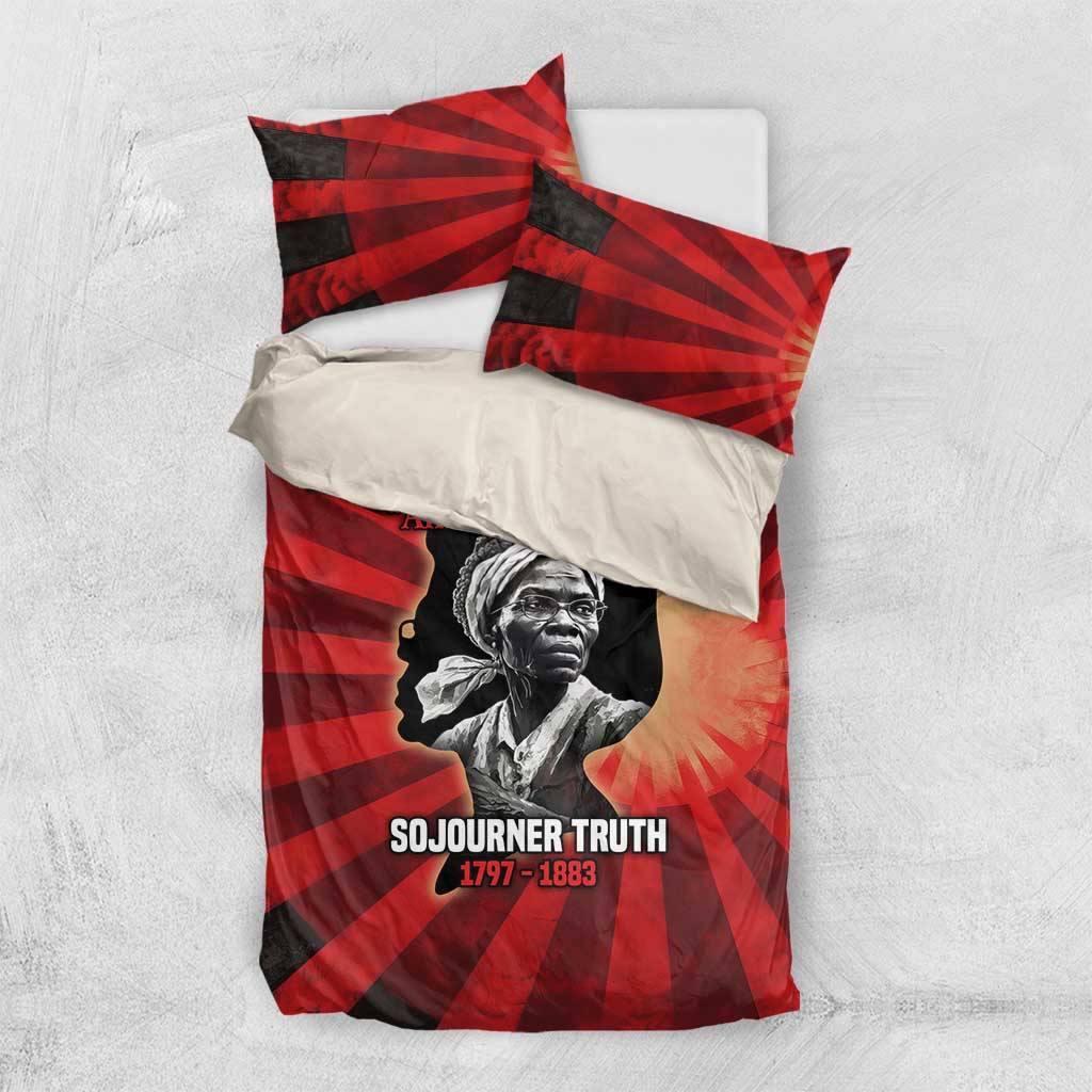 Sojourner Truth Bedding Set Ain’t I a Woman - Akron 1851 Speech Tribute Design - African Pride