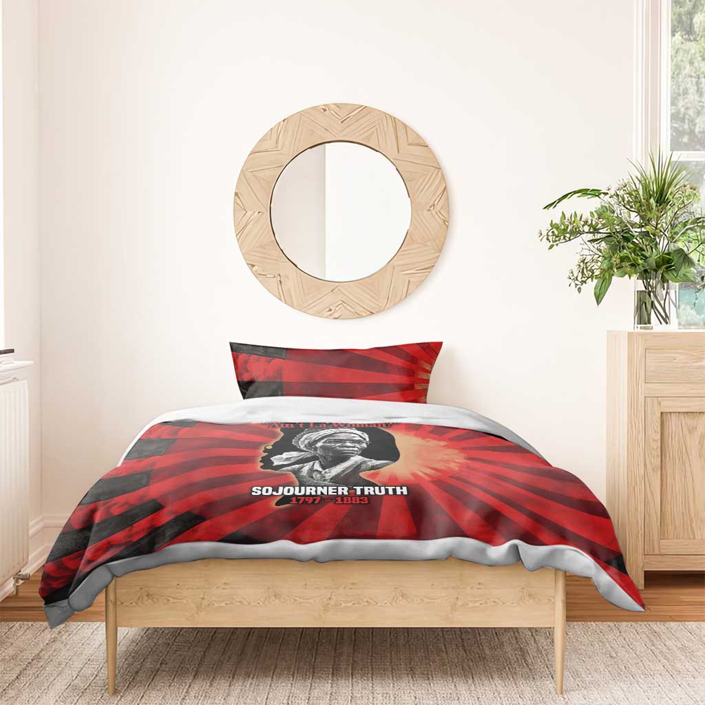 Sojourner Truth Bedding Set Ain’t I a Woman - Akron 1851 Speech Tribute Design - African Pride