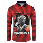 Sojourner Truth Button Sweatshirt Ain’t I a Woman - Akron 1851 Speech Tribute Design