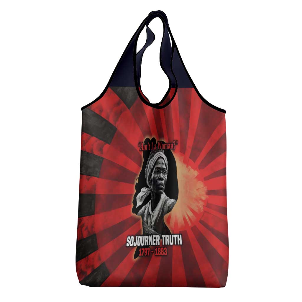 Sojourner Truth Grocery Bag Ain’t I a Woman - Akron 1851 Speech Tribute Design - African Pride
