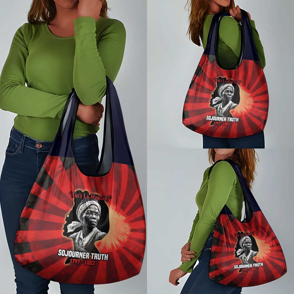 Sojourner Truth Grocery Bag Ain’t I a Woman - Akron 1851 Speech Tribute Design - African Pride