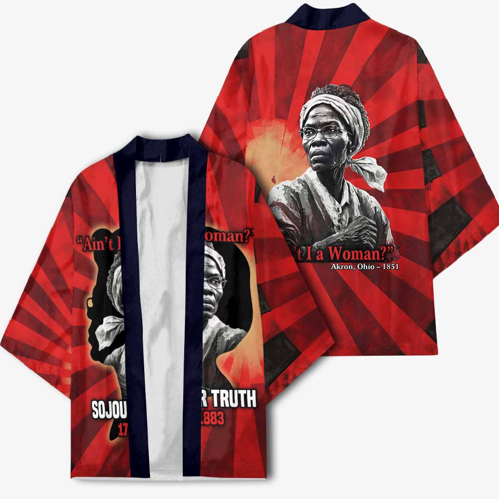 Sojourner Truth Kimono Ain’t I a Woman - Akron 1851 Speech Tribute Design - African Pride