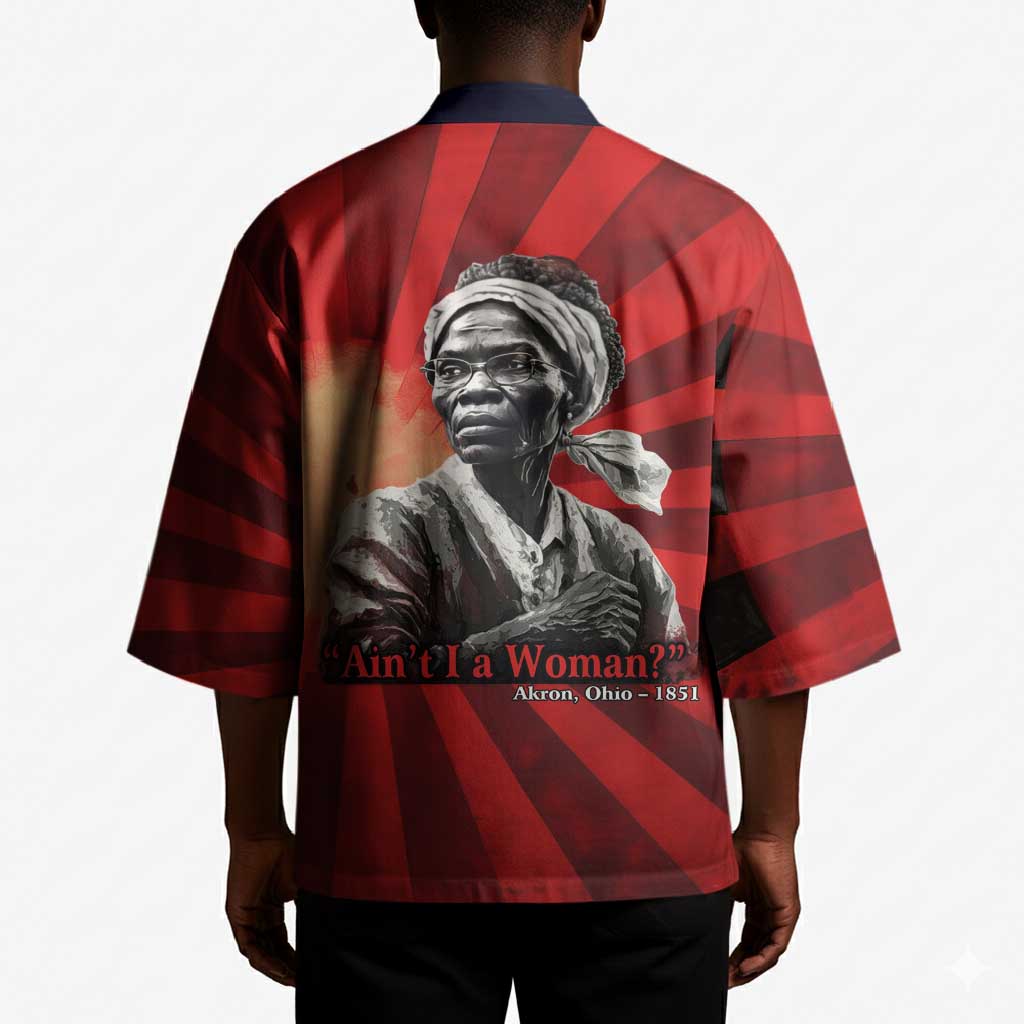 Sojourner Truth Kimono Ain’t I a Woman - Akron 1851 Speech Tribute Design - African Pride