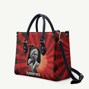 Sojourner Truth Leather Bag Ain’t I a Woman - Akron 1851 Speech Tribute Design - African Pride