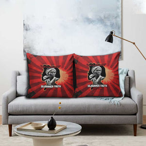 Sojourner Truth Pillow Cover Ain’t I a Woman - Akron 1851 Speech Tribute Design - African Pride
