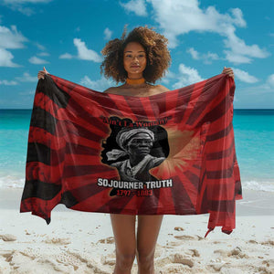 Sojourner Truth Sarong Ain’t I a Woman - Akron 1851 Speech Tribute Design - African Pride