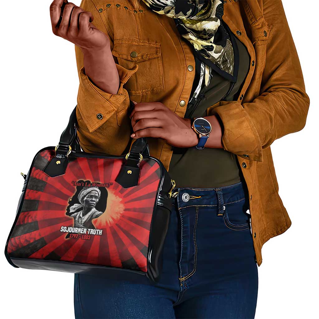 Sojourner Truth Shoulder Handbag Ain’t I a Woman - Akron 1851 Speech Tribute Design - African Pride
