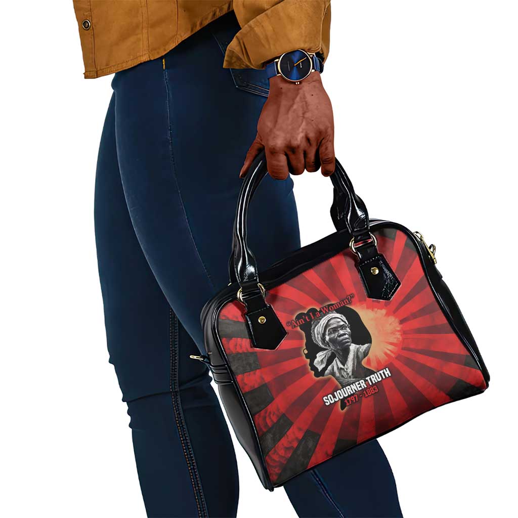 Sojourner Truth Shoulder Handbag Ain’t I a Woman - Akron 1851 Speech Tribute Design - African Pride