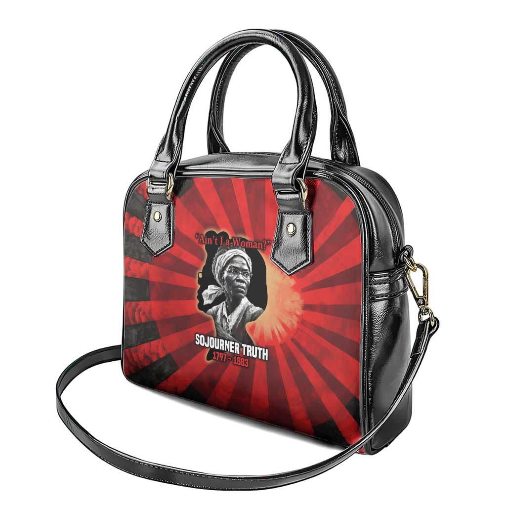 Sojourner Truth Shoulder Handbag Ain’t I a Woman - Akron 1851 Speech Tribute Design - African Pride